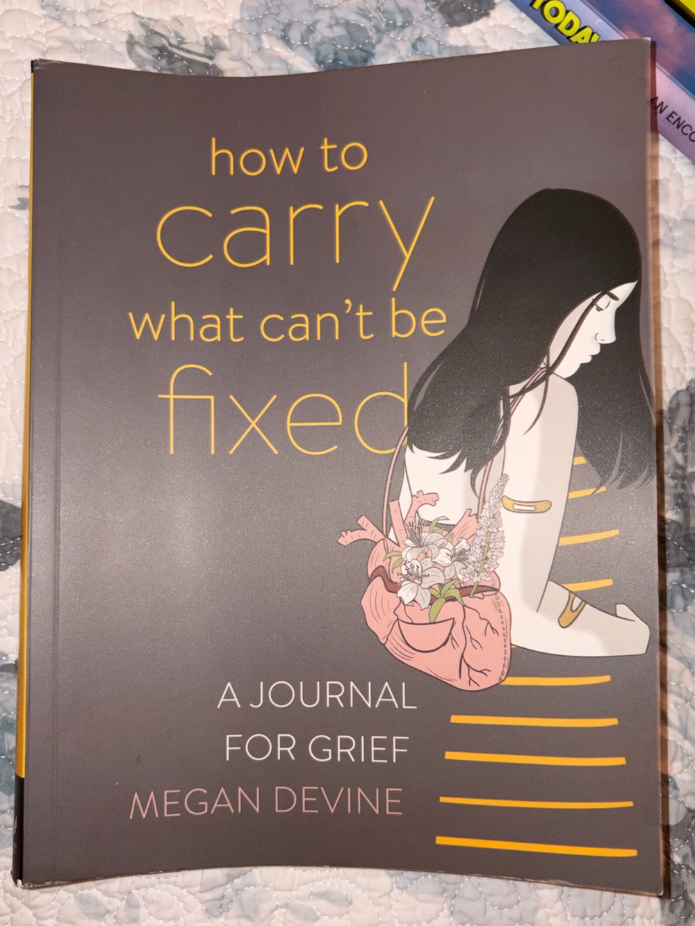 Grief Journal - Pink & Gray Women's Bath & Body Inspired Notebook
